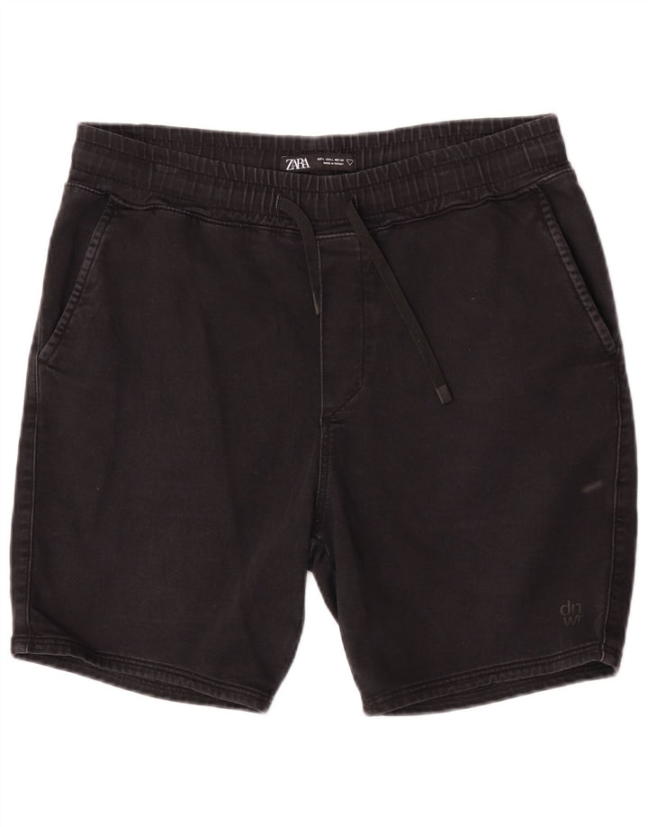 Zara Mens Casual Shorts Large W34 Black