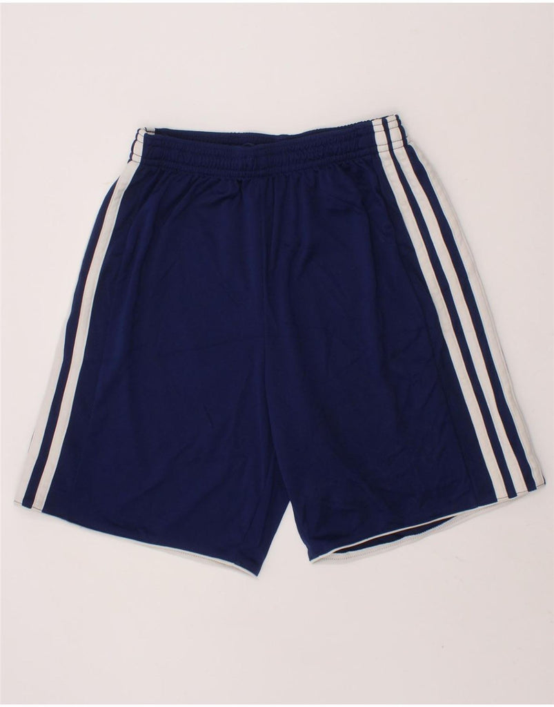 ADIDAS Boys Climacool Sport Shorts 11-12 Years Navy Blue Polyester Sports Vintage Adidas and Second-Hand Adidas from Messina Hembry 