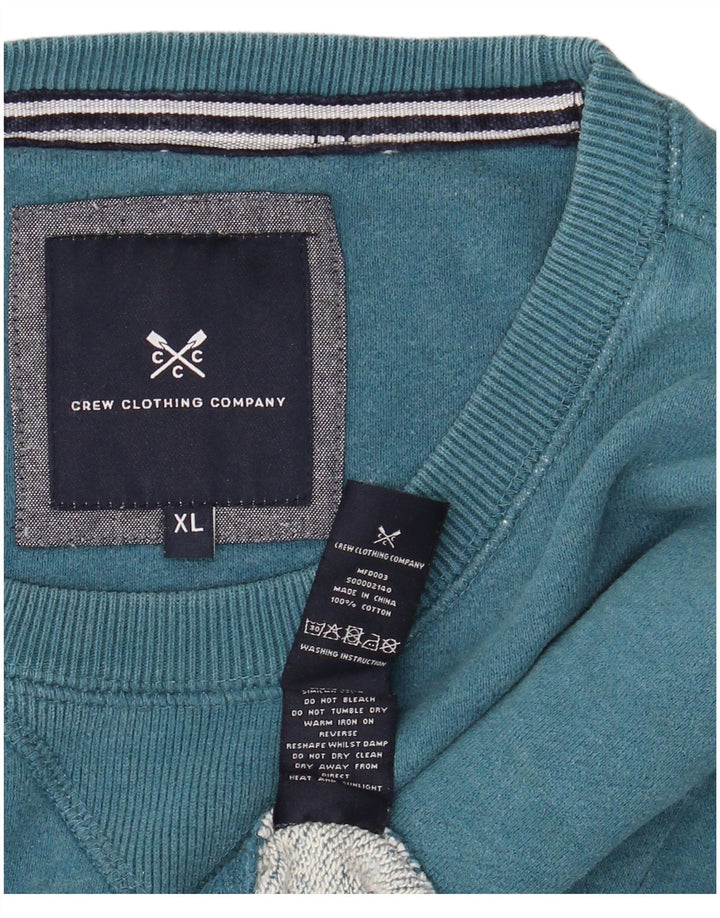 Crew Clothing Mens Sweatshirt Jumper XL Blue Cotton
