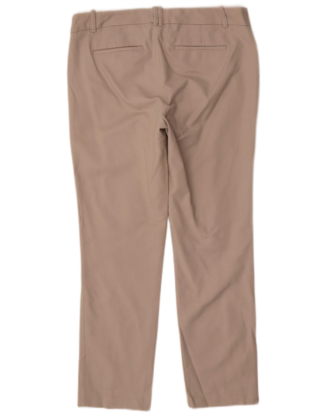 Calvin Klein Womens Straight Casual Trousers US 8 Medium W32 L28 Beige