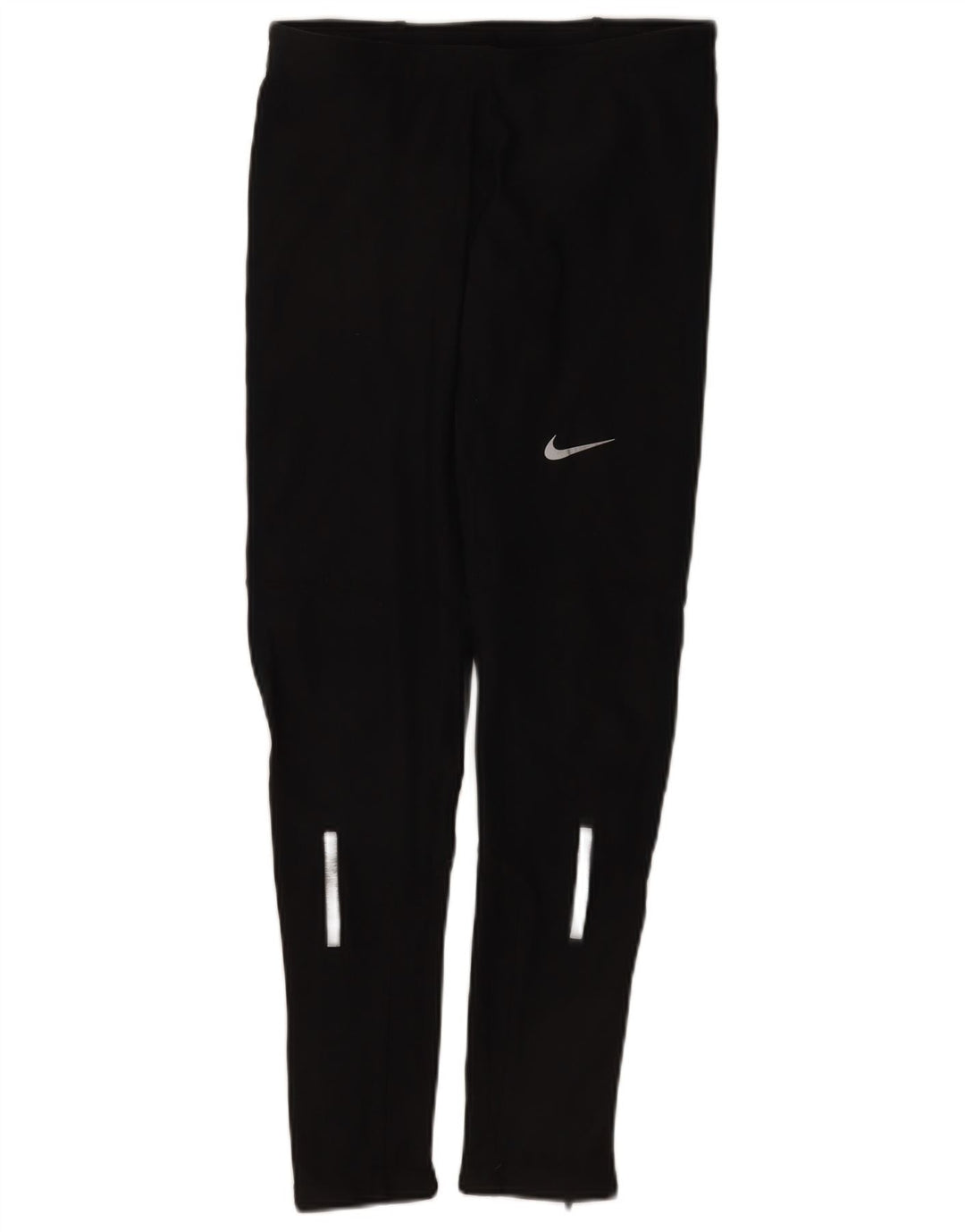 Nike Womens Dri Fit Leggings UK 12 Medium  Black Polyester