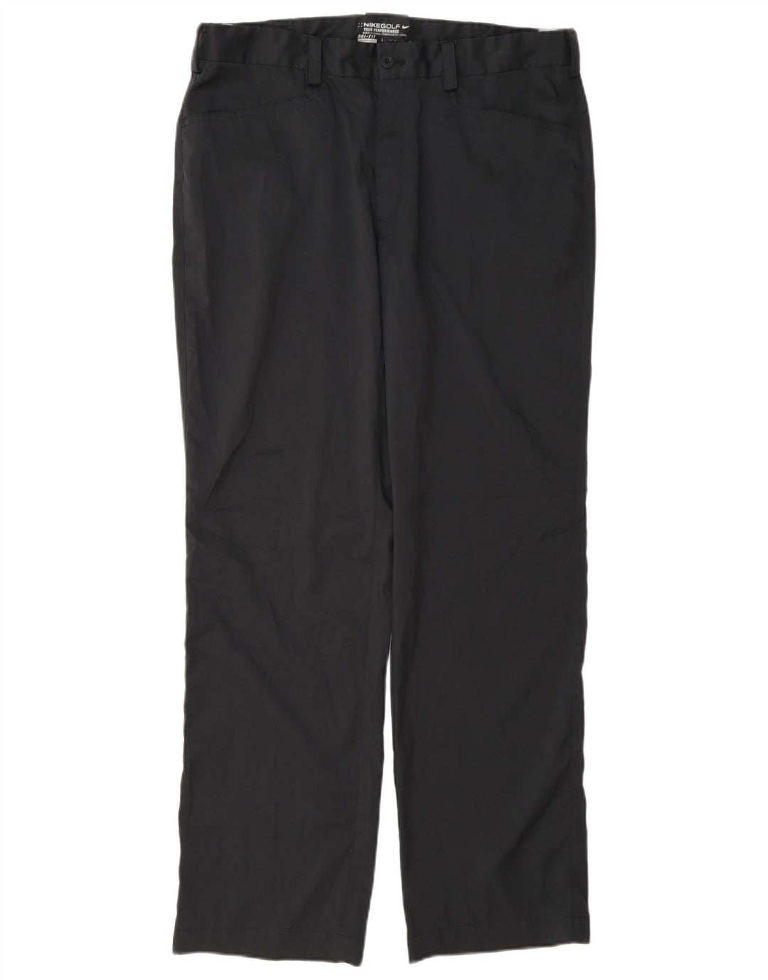 Nike Mens Golf Straight Casual Trousers W34 L31 Navy Blue Polyester