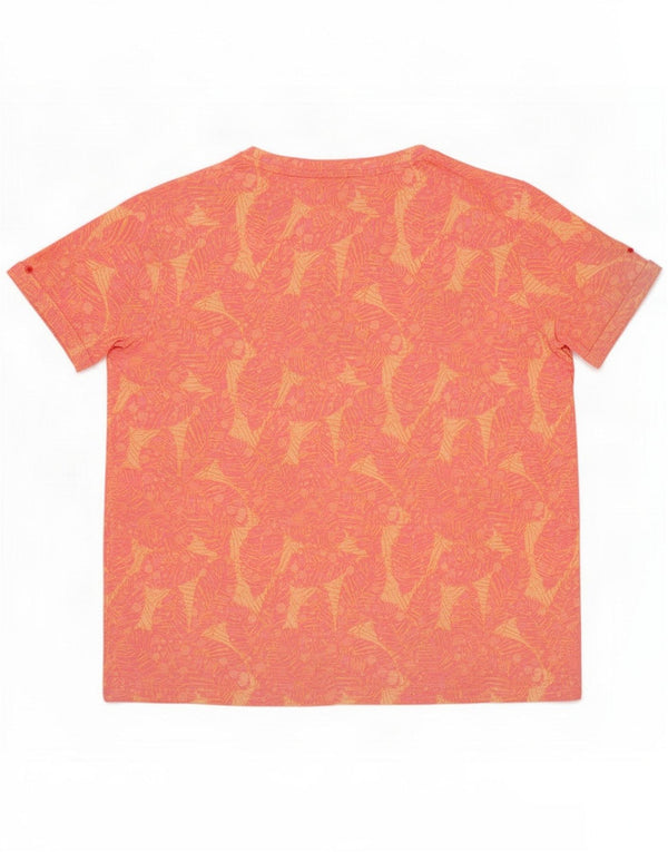 Mistral Womens Abstract Pattern T-Shirt Top UK 16 Large Pink