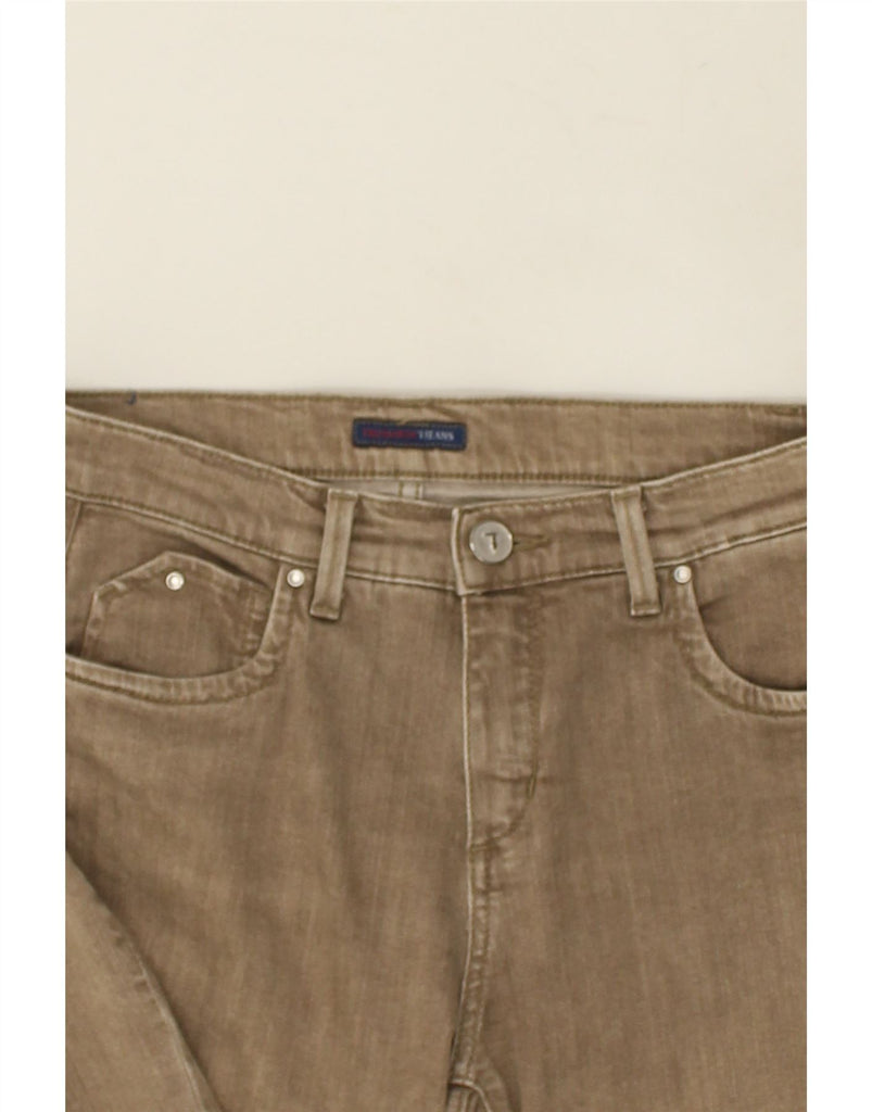 TRUSSARDI Womens Straight Jeans W26 L27  Brown Cotton | Vintage Trussardi | Thrift | Second-Hand Trussardi | Used Clothing | Messina Hembry 