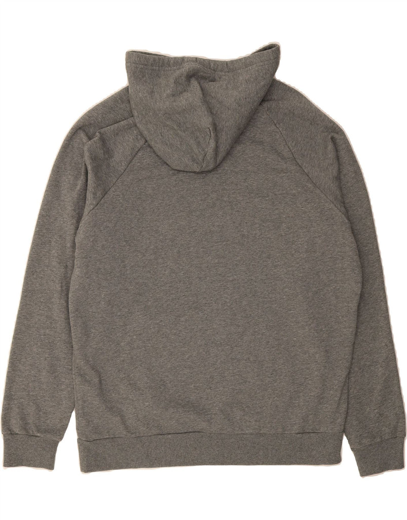 UNDER ARMOUR Mens Cold Gear Hoodie Jumper XL Grey Cotton Vintage Under Armour and Second-Hand Under Armour from Messina Hembry 