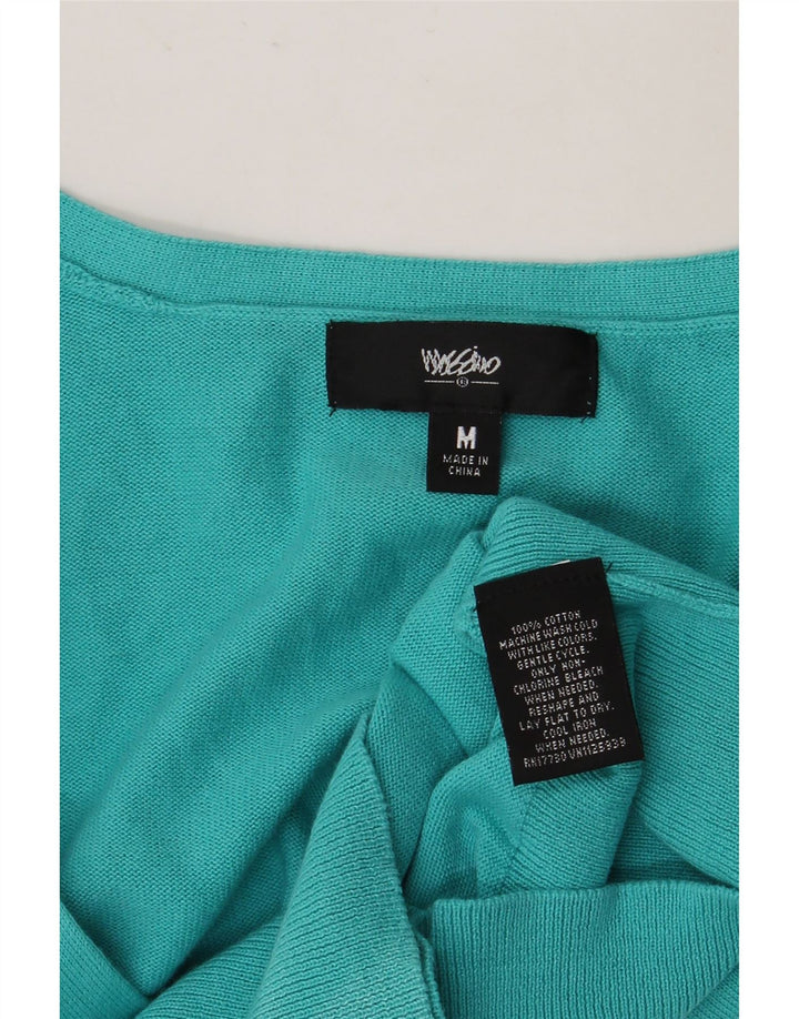 Mossimo Womens Bolero Top UK 12 Medium Turquoise Cotton