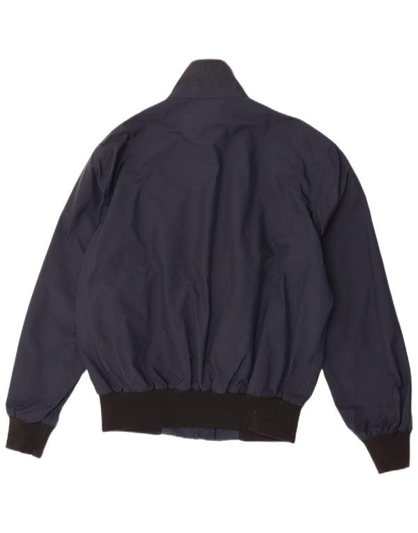 Refrigiwear Mens Rain Jacket IT 48 Medium Navy Blue Colourblock Nylon