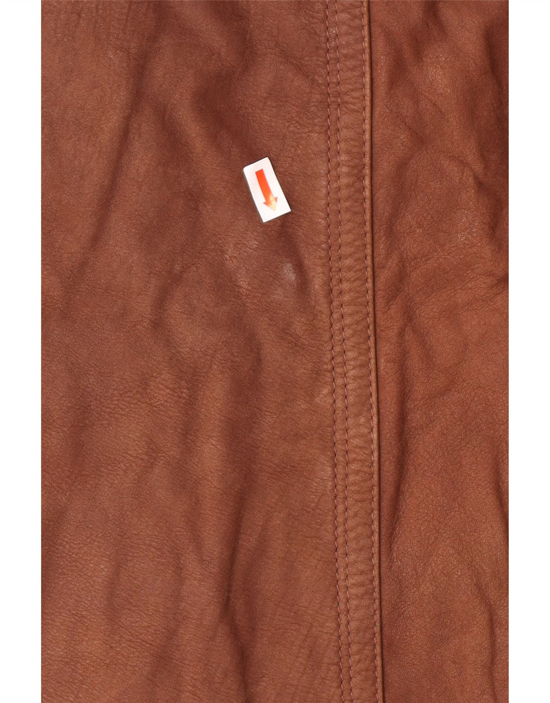 VINTAGE Mens Leather Coat IT 50 Large Brown