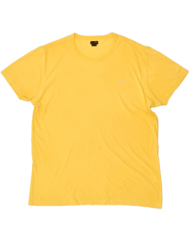 MARLBORO CLASSICS Mens T-Shirt Top 3XL Yellow Cotton | Vintage Marlboro Classics | Thrift | Second-Hand Marlboro Classics | Used Clothing | Messina Hembry 