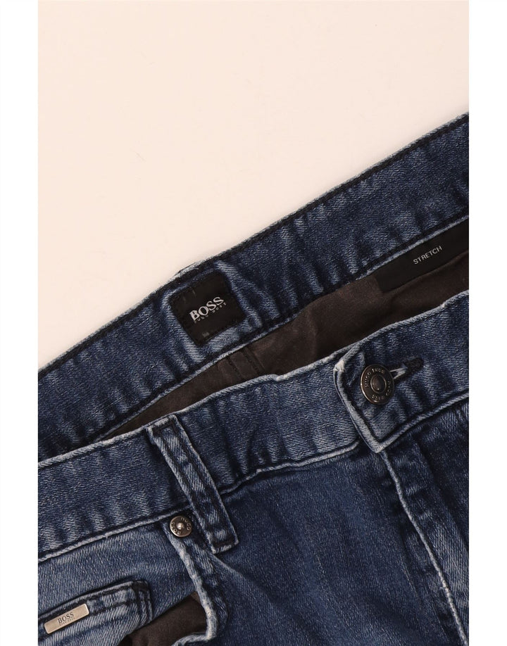 Hugo Boss Mens Slim Jeans W34 L32 Blue