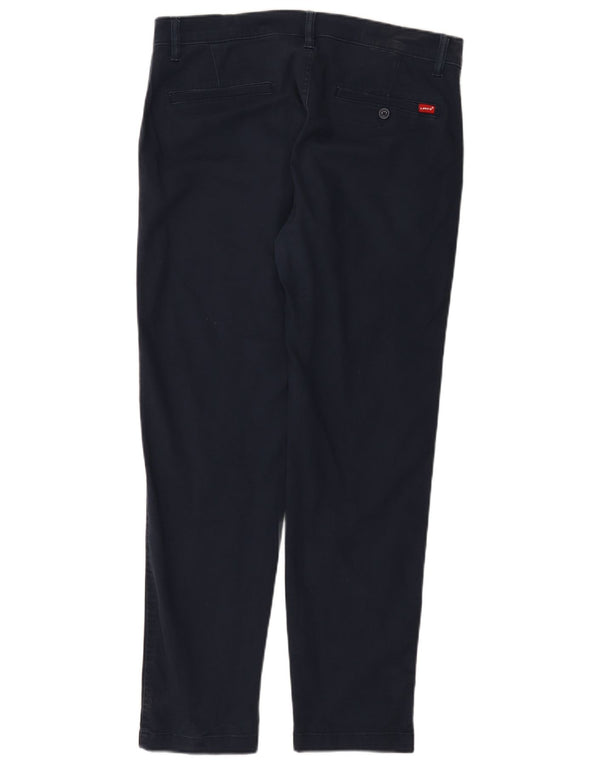 Levi's Mens Standard Tapered Chino Trousers W34 L30 Navy Blue Cotton