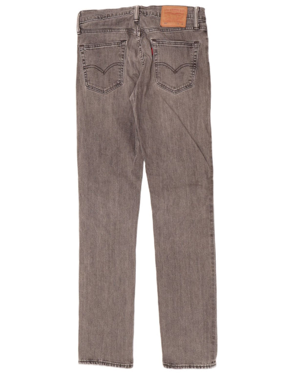 Levi's Mens 511 Slim Jeans W31 L34 Grey Cotton