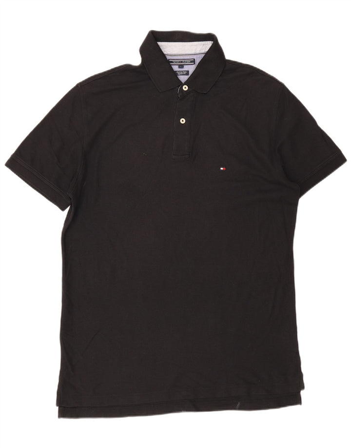 Tommy Hilfiger Mens Regular Fit Polo Shirt Large Navy Blue