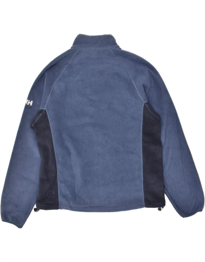 HELLY HANSEN Mens Fleece Jacket UK 42 XL Blue Colourblock Polyester | Vintage Helly Hansen | Thrift | Second-Hand Helly Hansen | Used Clothing | Messina Hembry 