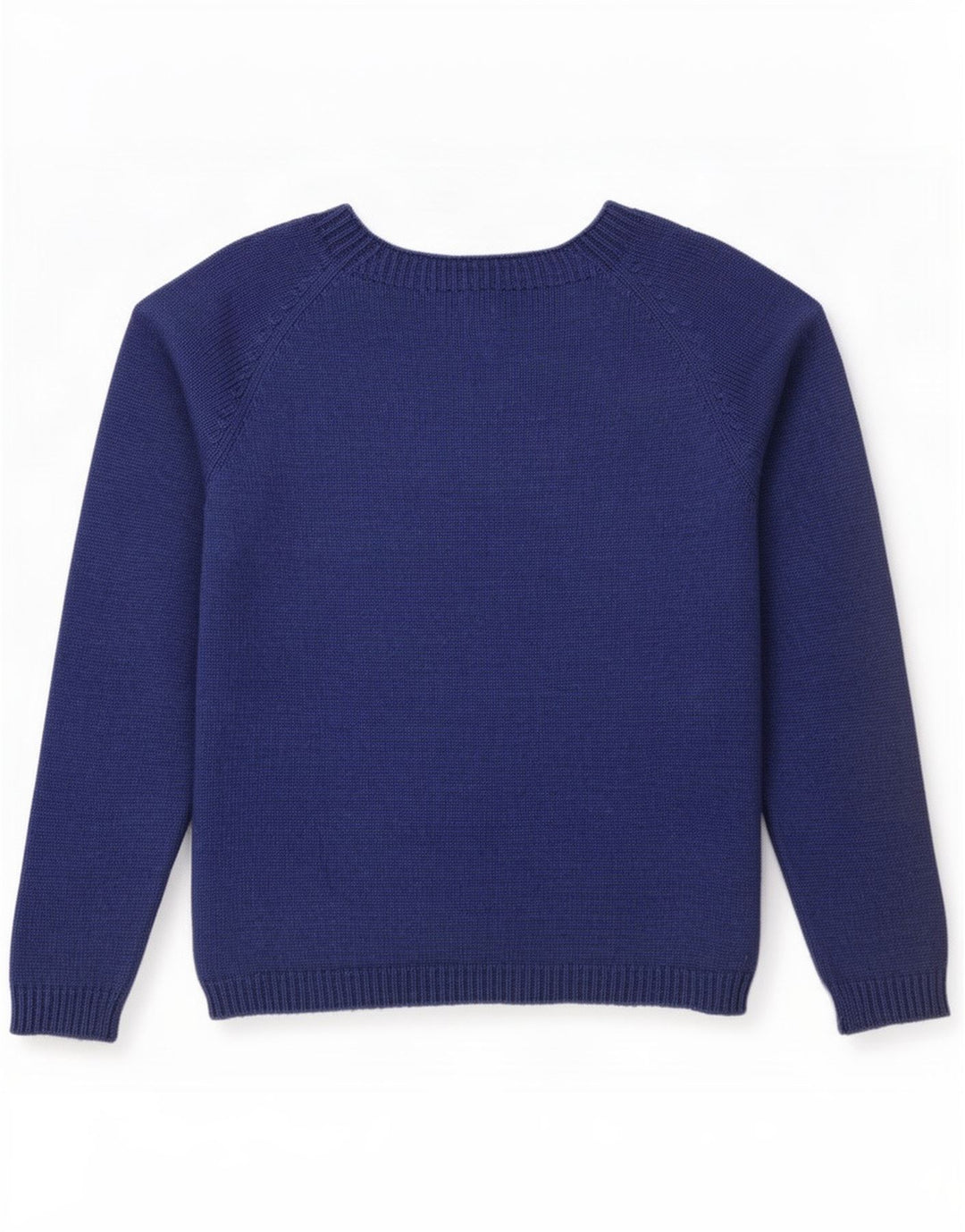 Massimo Dutti Womens Boat Neck Jumper Sweater UK 14 Medium Navy Blue Wool