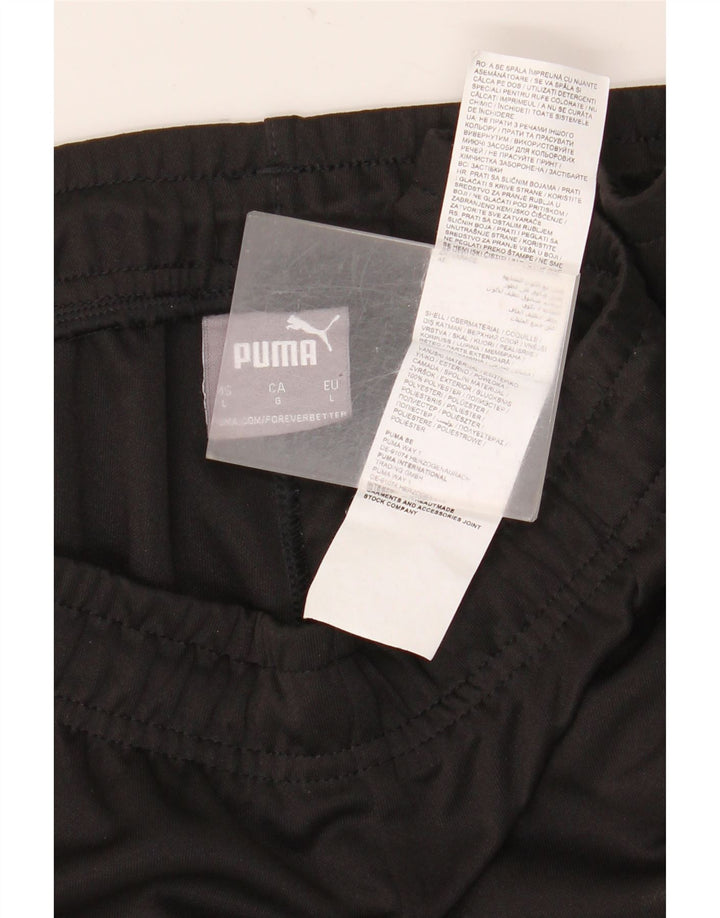 Puma Mens Tracksuit Trousers Large Black Polyester Sports