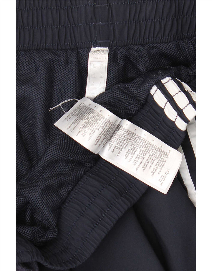 Adidas Mens Sport Shorts 2XL Navy Blue Polyester