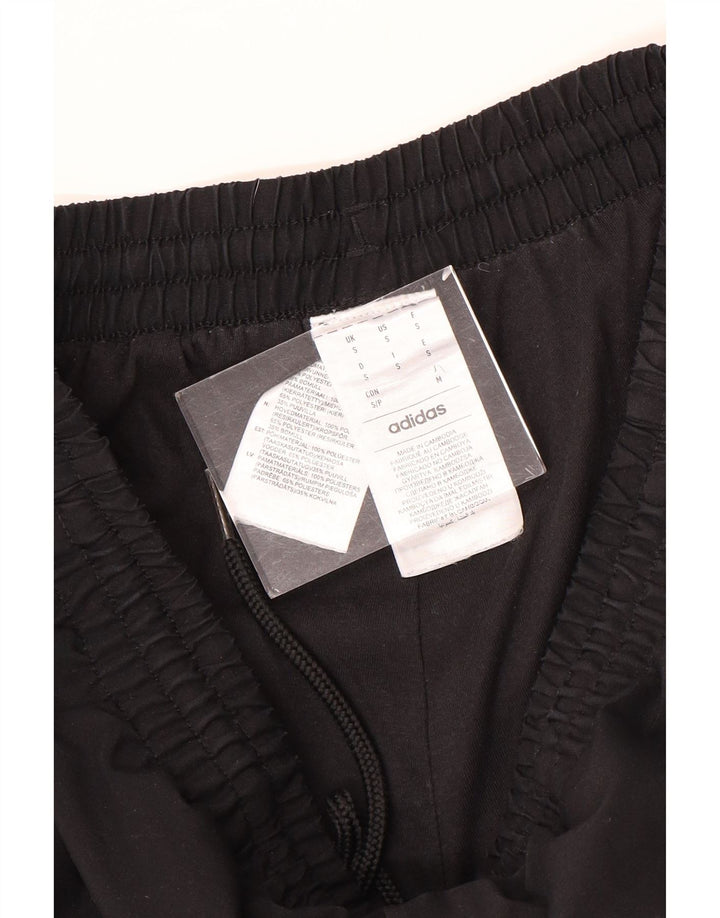 Adidas Mens Tracksuit Trousers Joggers Small Black Polyester