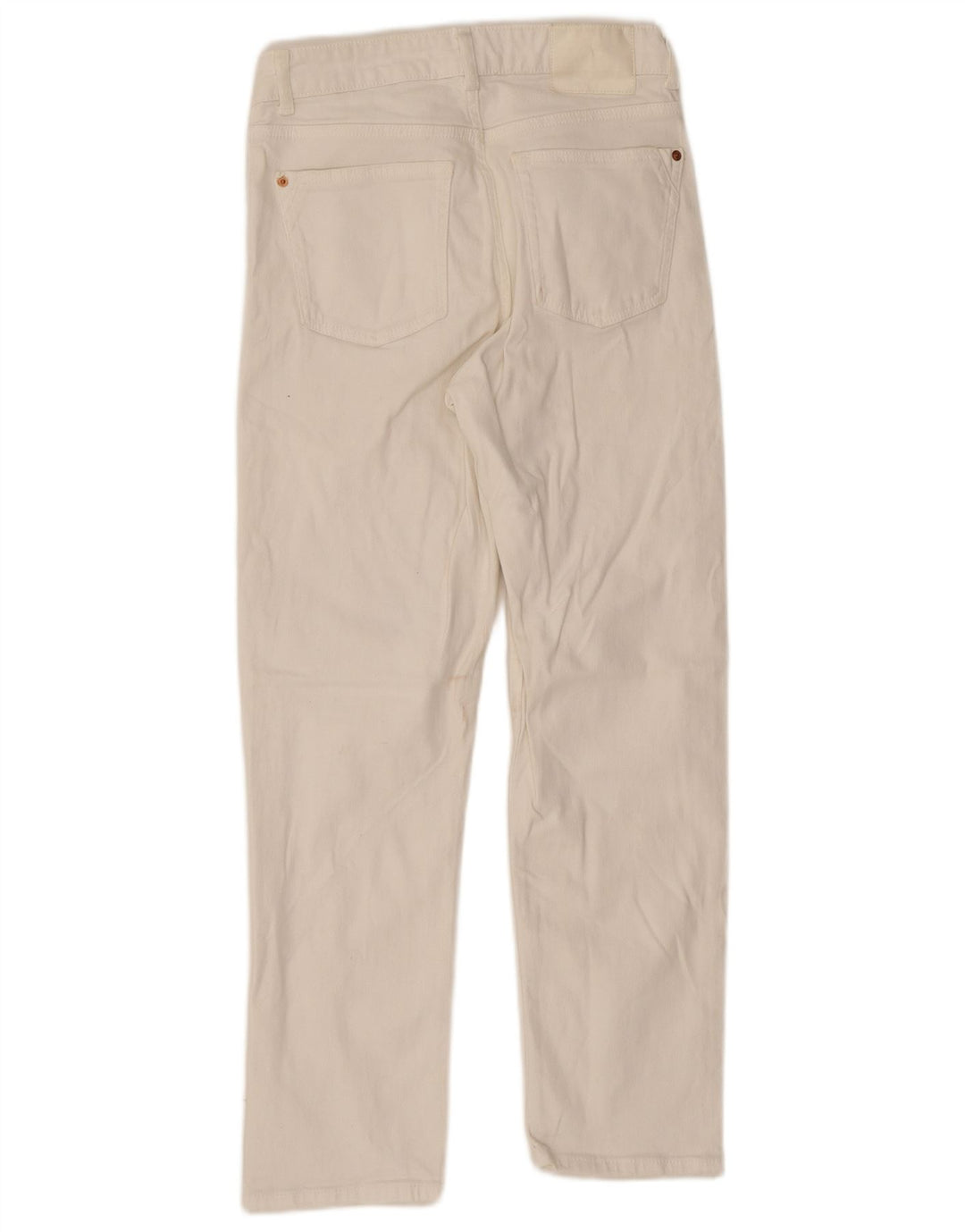 Zara Womens Straight Jeans EU 38 Small W28 L26 White