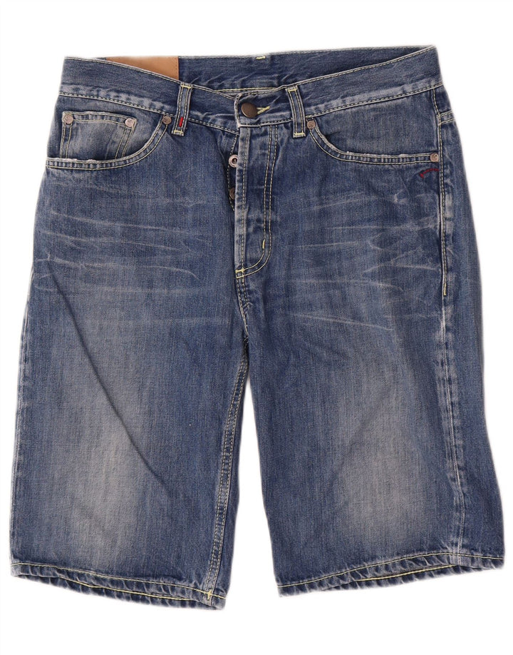 Dondup Mens Denim Shorts W31 Medium Blue Cotton