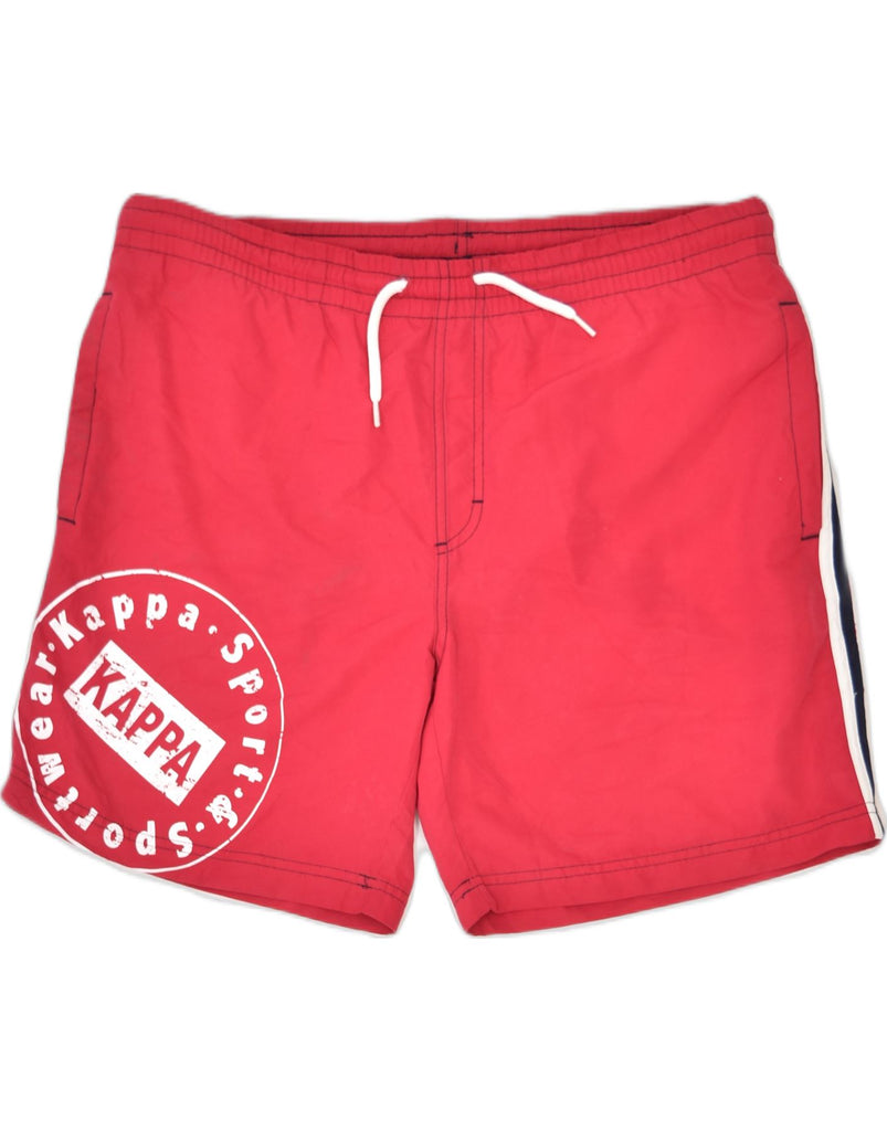 KAPPA Mens Swimming Shorts Large Red Sports | Vintage | Thrift | Second-Hand | Used Clothing | Messina Hembry 