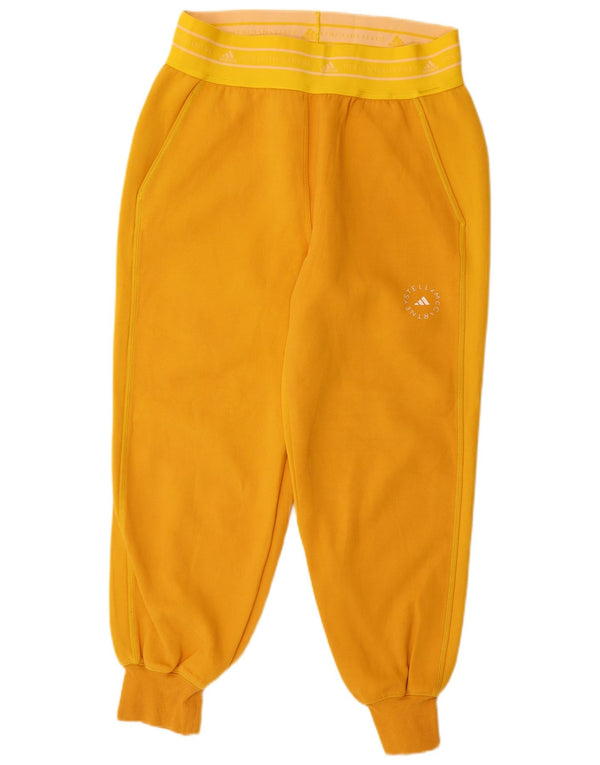 Adidas Womens Graphic Tracksuit Trousers Joggers UK 16 Large Yellow