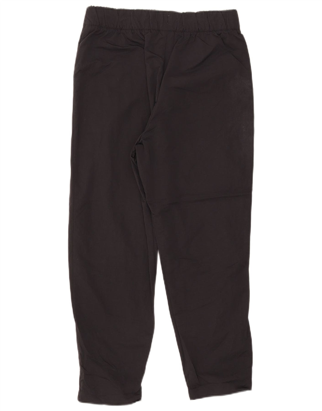 Nike Womens Crop Tracksuit Trousers UK 10 Small Black Nylon