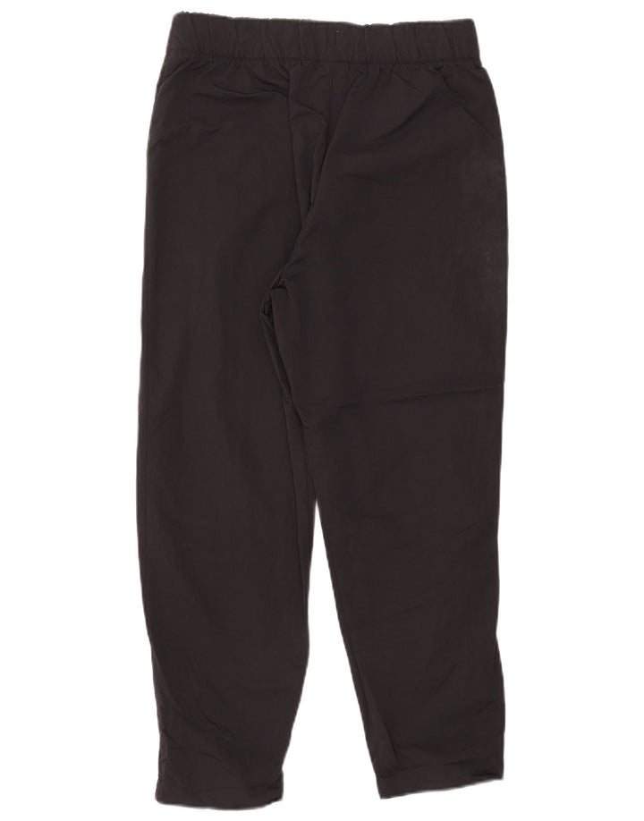 Nike Womens Crop Tracksuit Trousers UK 10 Small Black Nylon