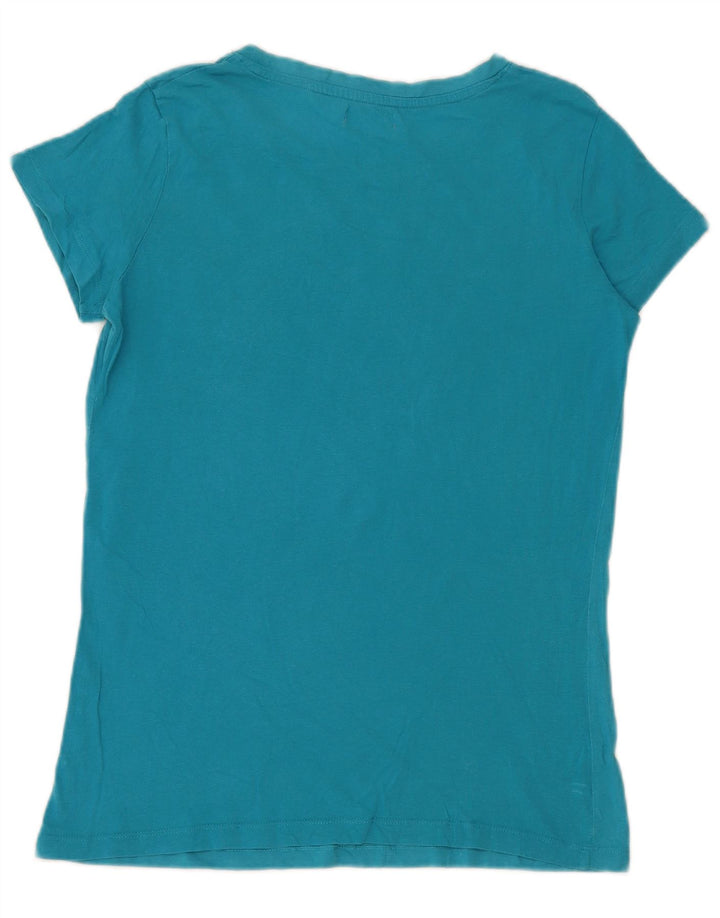 Kappa Womens Graphic T-Shirt Top UK 14 Large Blue