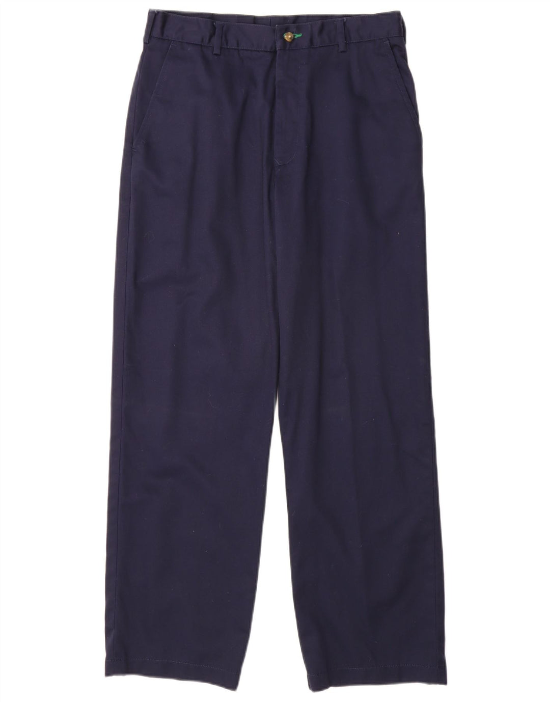 TOMMY HILFIGER Mens Straight Chino Trousers W32 L30 Navy Blue