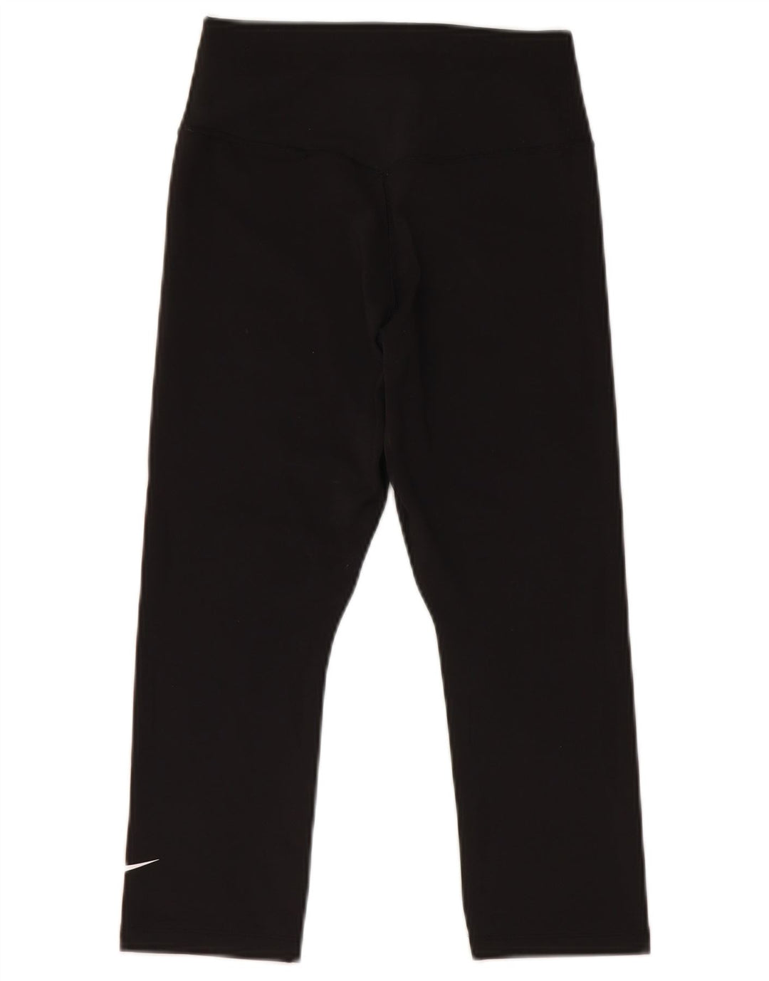 NIKE Womens Dri Fit Capri Leggings UK 6 XS Black Polyester