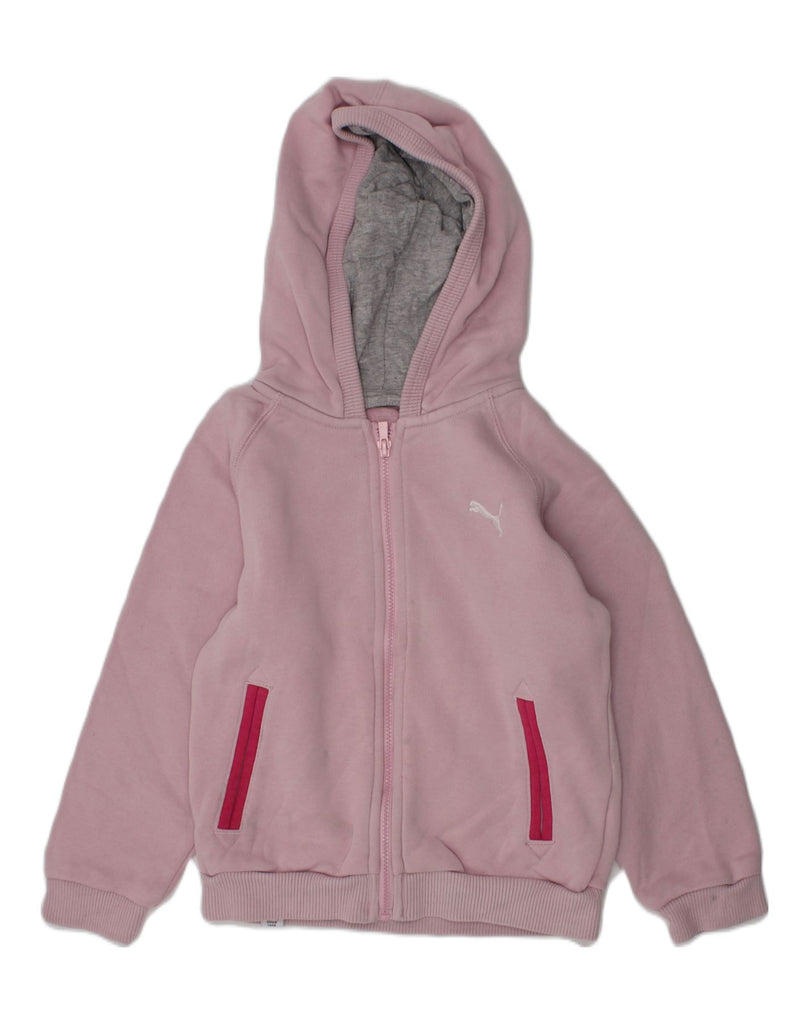 PUMA Girls Zip Hoodie Sweater 2-3 Years Pink | Vintage Puma | Thrift | Second-Hand Puma | Used Clothing | Messina Hembry 