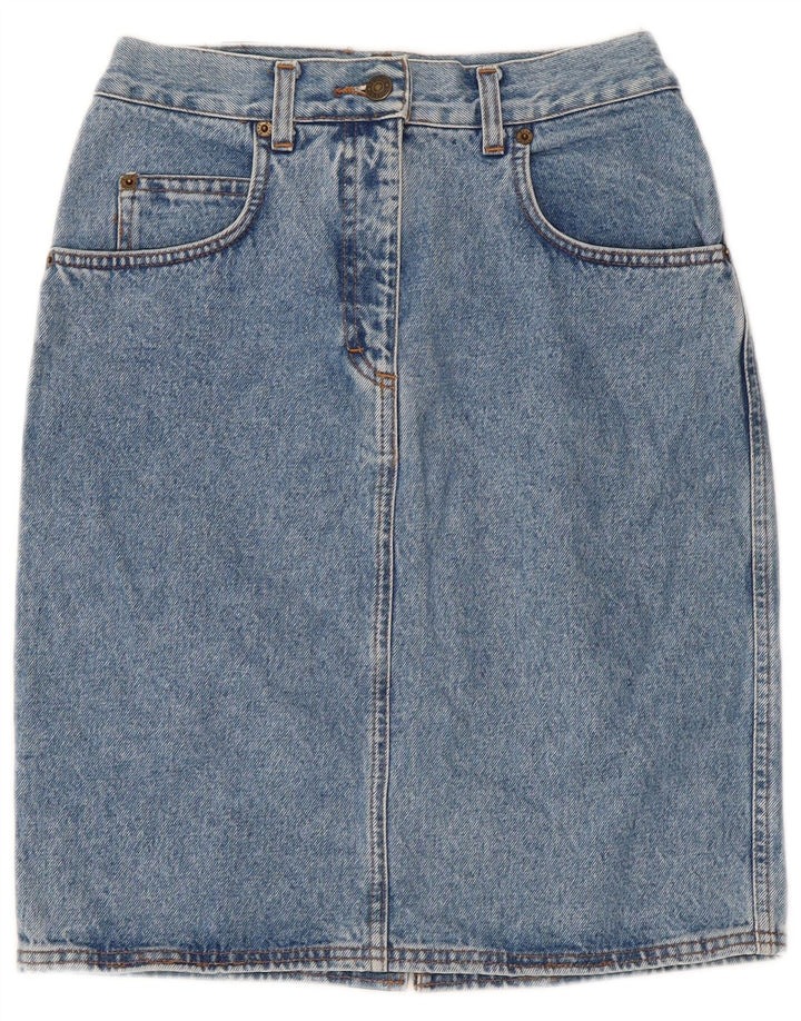 Verde Womens Denim Skirt W27 Small Blue