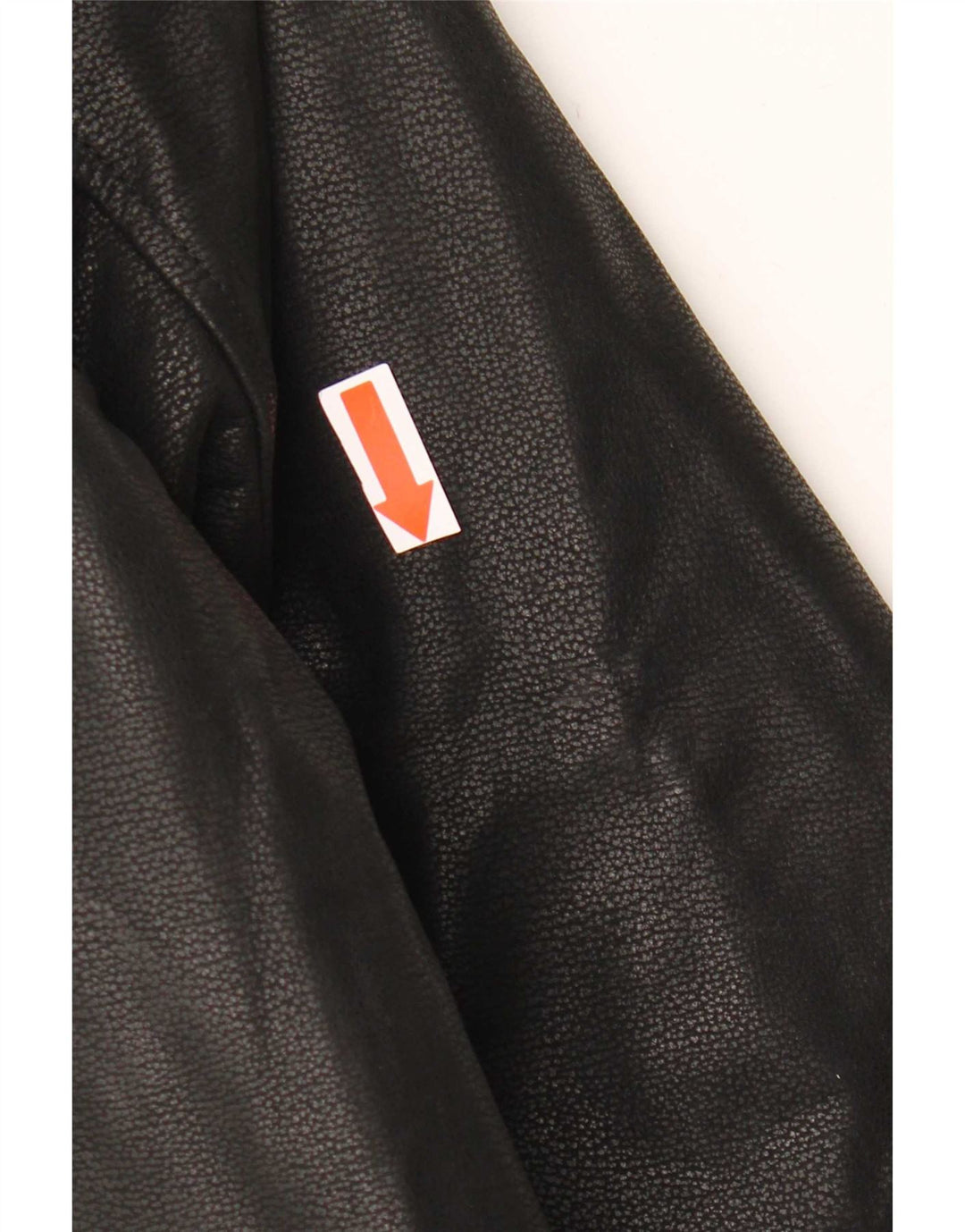 Forester Mens 3 Button Leather Blazer Jacket IT 48 Medium Black