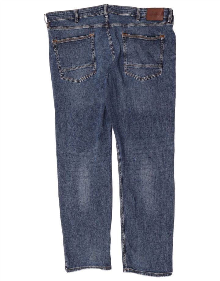 Marks & Spencer Mens Straight Jeans W40 L31 Blue Cotton
