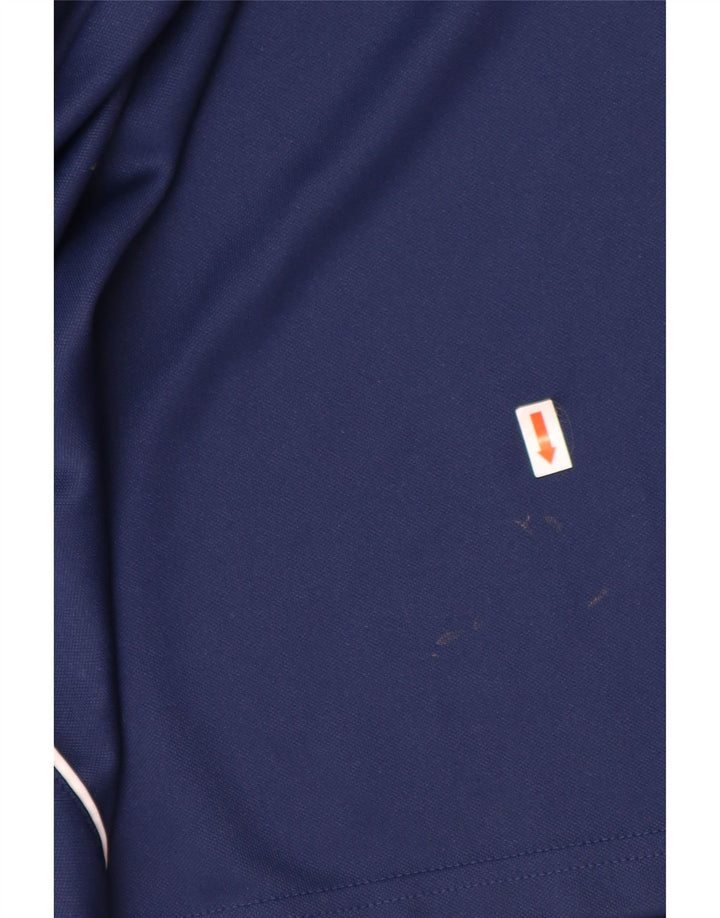 ADIDAS Mens Aeroready Zip Neck Pullover Tracksuit Top Large Navy Blue
