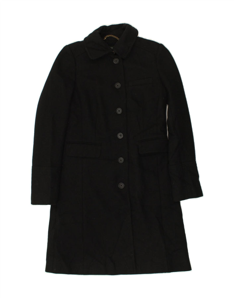 J. CREW Womens Overcoat US 0 XS Black Wool | Vintage J. Crew | Thrift | Second-Hand J. Crew | Used Clothing | Messina Hembry 