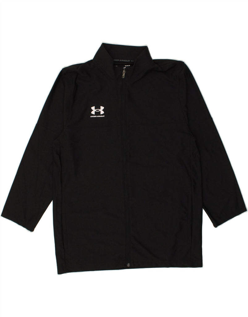 UNDER ARMOUR Womens Tracksuit Top Jacket UK 16 Large Black Polyester | Vintage Under Armour | Thrift | Second-Hand Under Armour | Used Clothing | Messina Hembry 