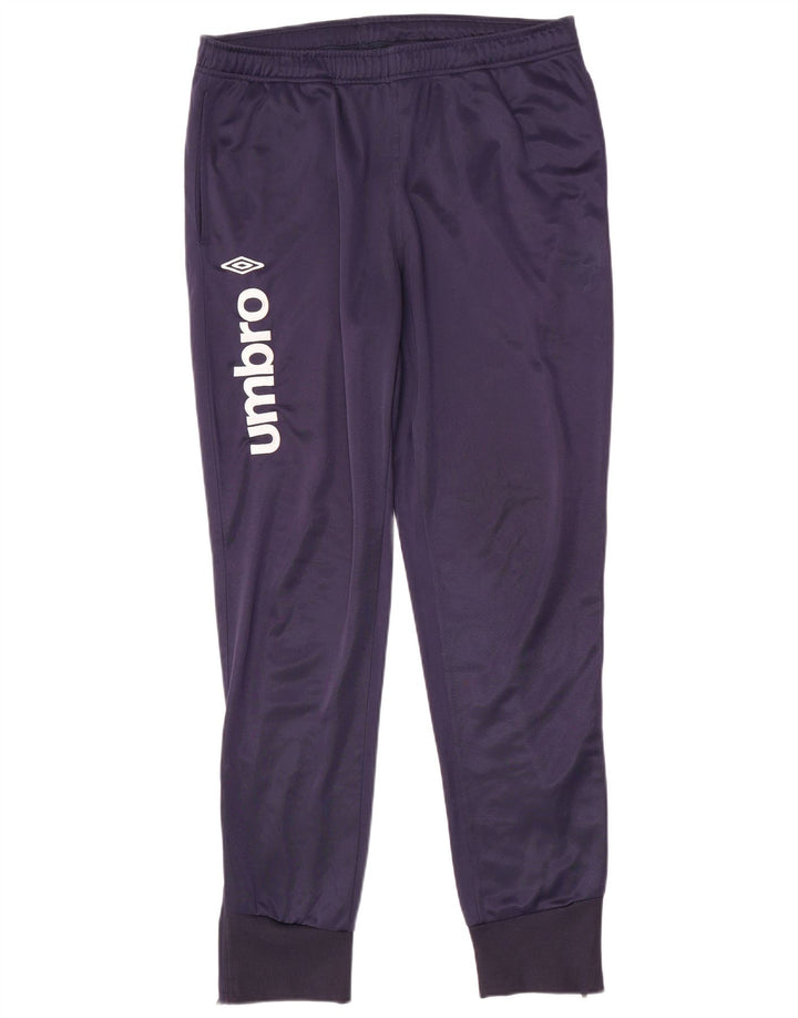 Umbro Mens Graphic Tracksuit Trousers Joggers XL  Navy Blue