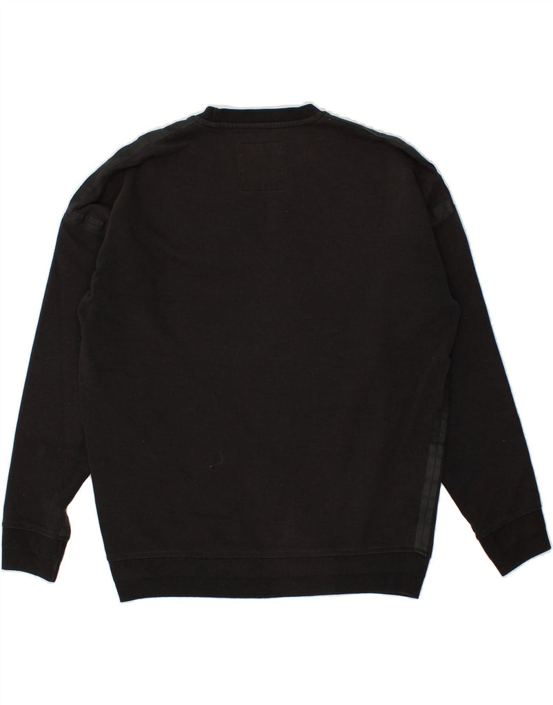 ALL SAINTS Mens Sweatshirt Jumper Small Black Cotton | Vintage All Saints | Thrift | Second-Hand All Saints | Used Clothing | Messina Hembry 