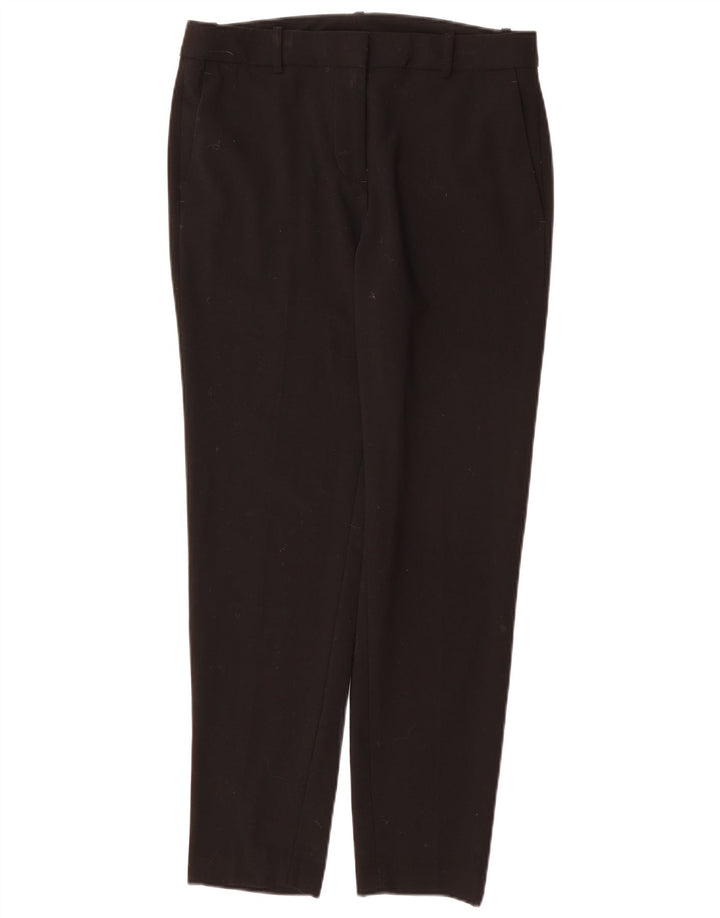 DKNY Womens Slim Chino Trousers US 6 Medium W32 L29 Black Polyester