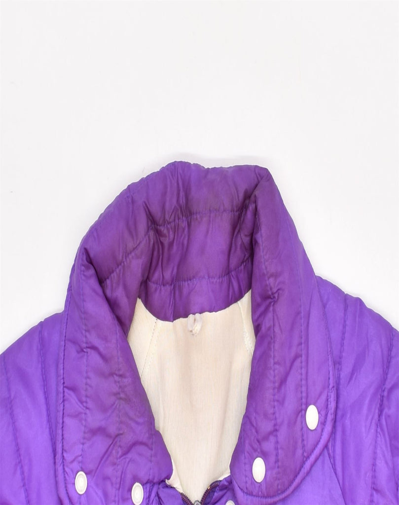 VINTAGE Womens Padded Jacket UK 18 XL Purple Polyamide | Vintage | Thrift | Second-Hand | Used Clothing | Messina Hembry 