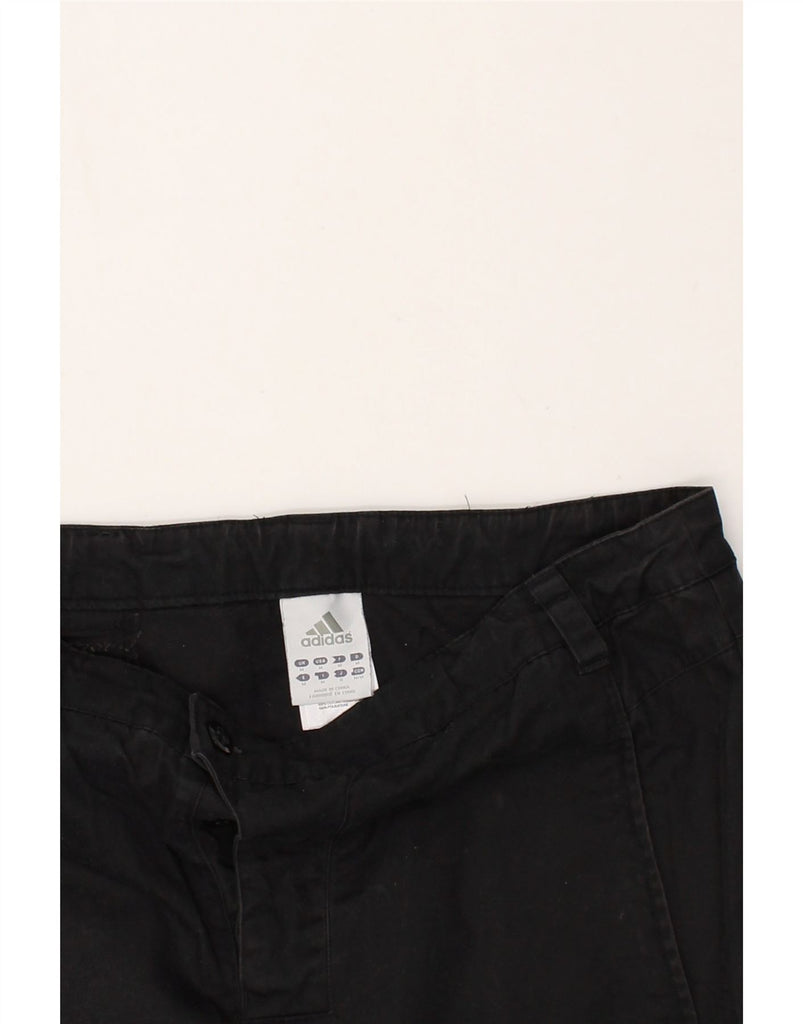 ADIDAS Mens Cargo Shorts Medium W34 Black Cotton | Vintage Adidas | Thrift | Second-Hand Adidas | Used Clothing | Messina Hembry 