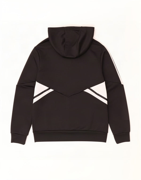 Adidas Boys Graphic Hoodie Jumper 13-14 Years Black