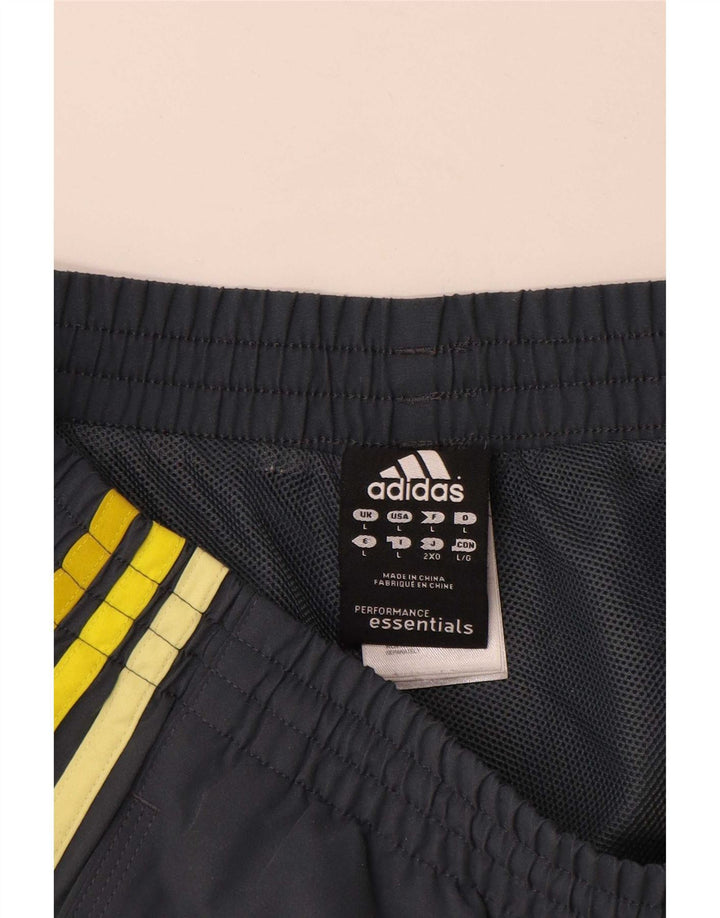 Adidas Mens Climalite Sport Shorts Large  Grey Polyester
