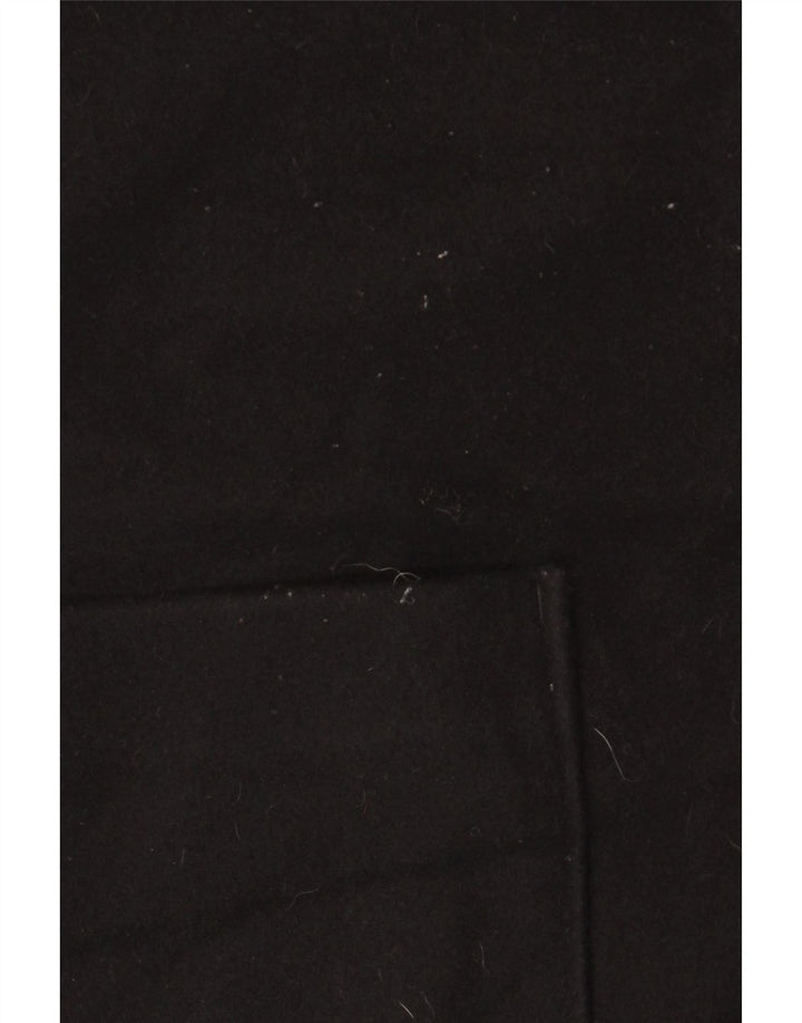 Marks & Spencer Womens Overcoat UK 12 Medium Black Polyester