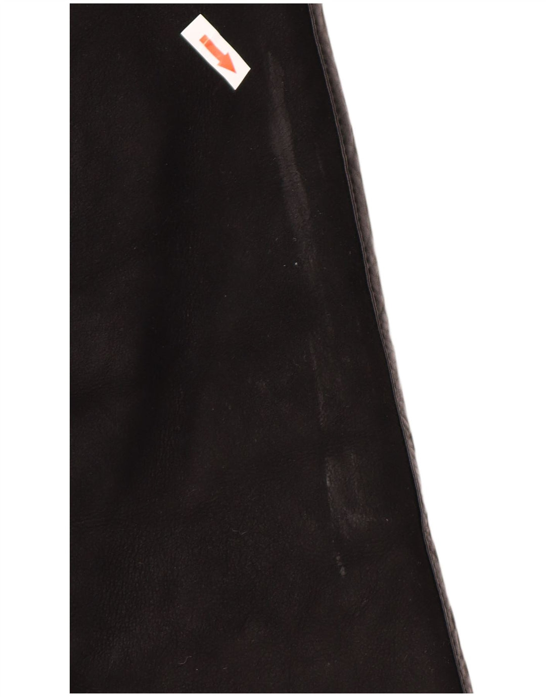 Skinni Womens Oversized Shearling Coat IT 40 Small Black Shearling