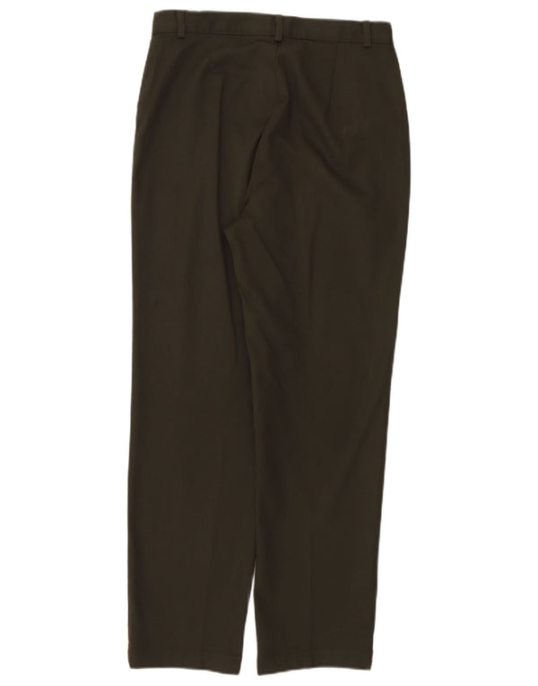 Dockers Womens Khakis Loose Fit Suit Trousers US 10 Large W30 L29 Khaki