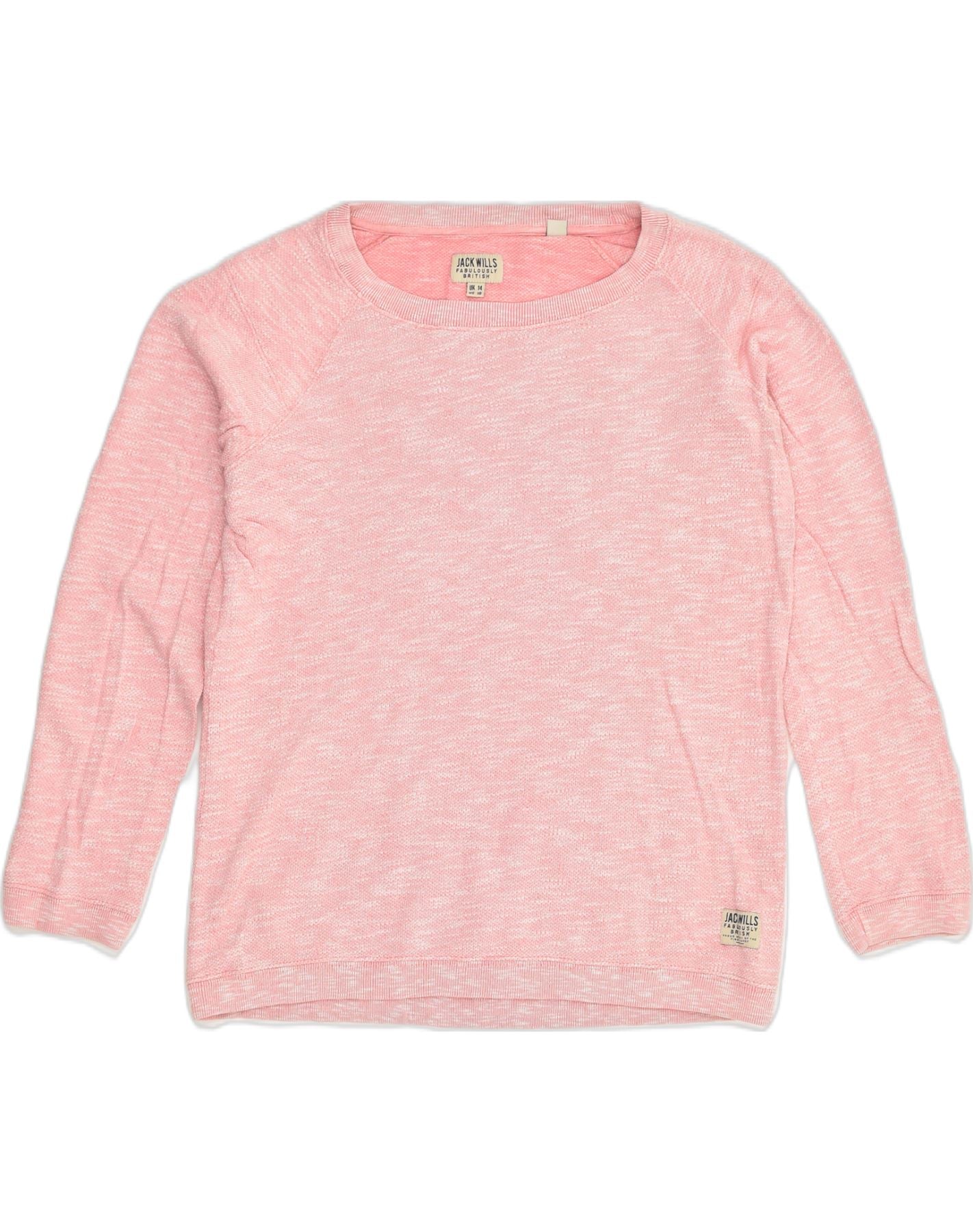 Jack wills pink on sale sweatshirt