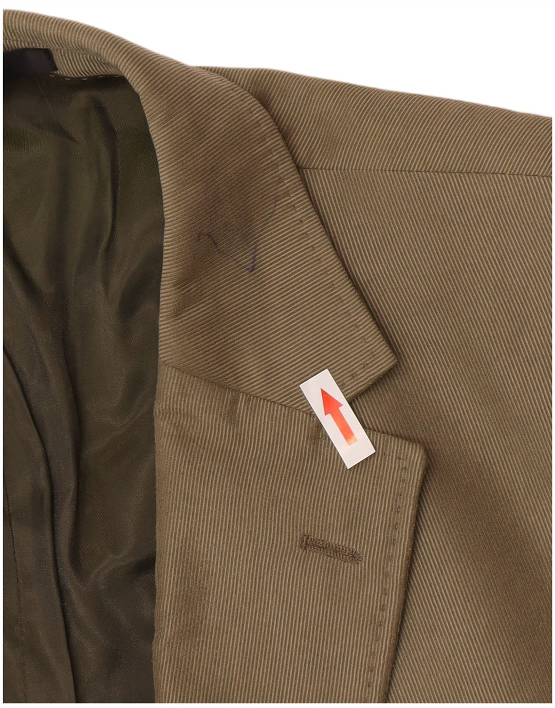 Marks & Spencer Mens Long 2 Button Blazer Jacket UK 48 2XL Green Polyester